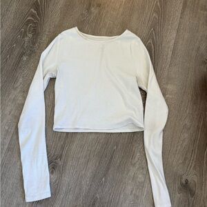Asics White Long Sleeve Women's Tee